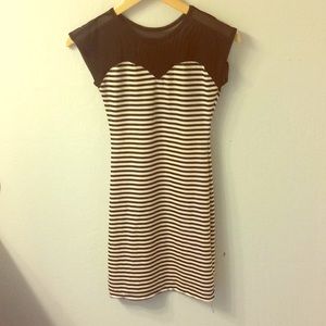 American Apparel Hearted Sheer Back Bodycon Dress